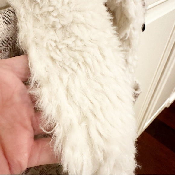 𝅺Anthropologie Hei Hei Women’s Faux Sherpa Jacquard Vest Southwestern Pattern S - Picture 8 of 10